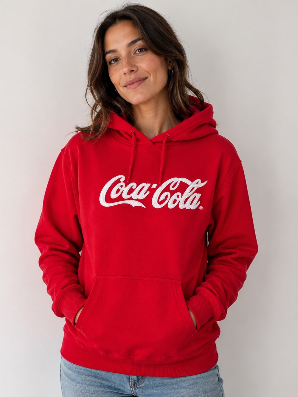 Coca Cola Red Crewneck Pullover Sweatshirt